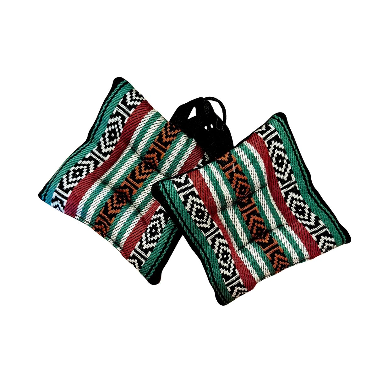 Bedouin Sadu Pot Holder Set of 2 - Green