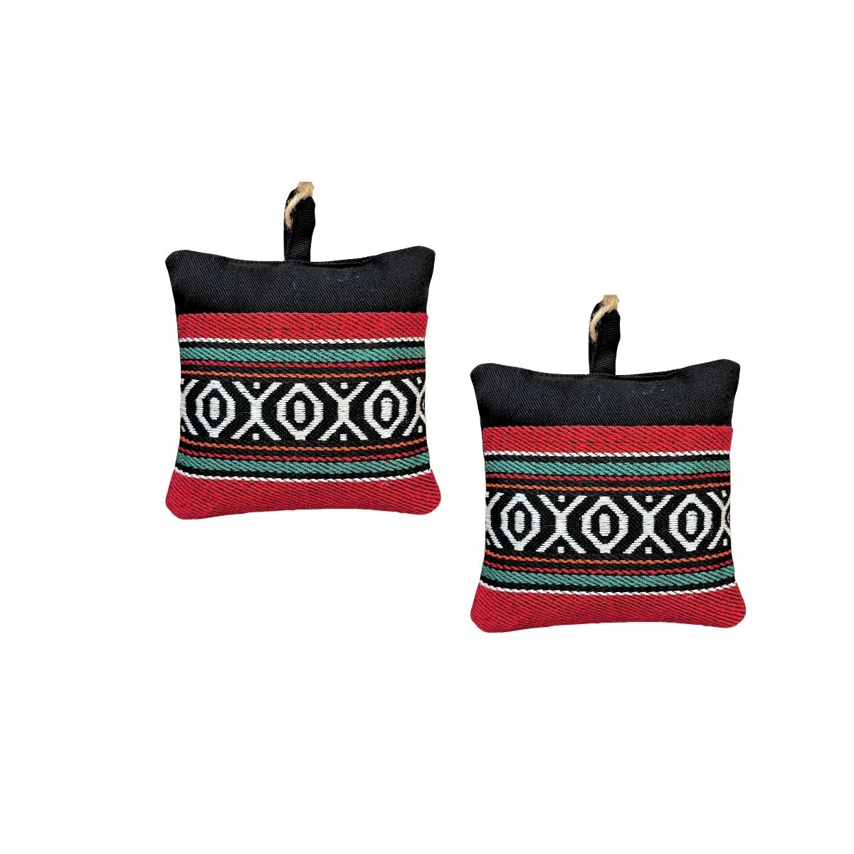 Bedouin Sadu Pot Holder Set of 2 - Red
