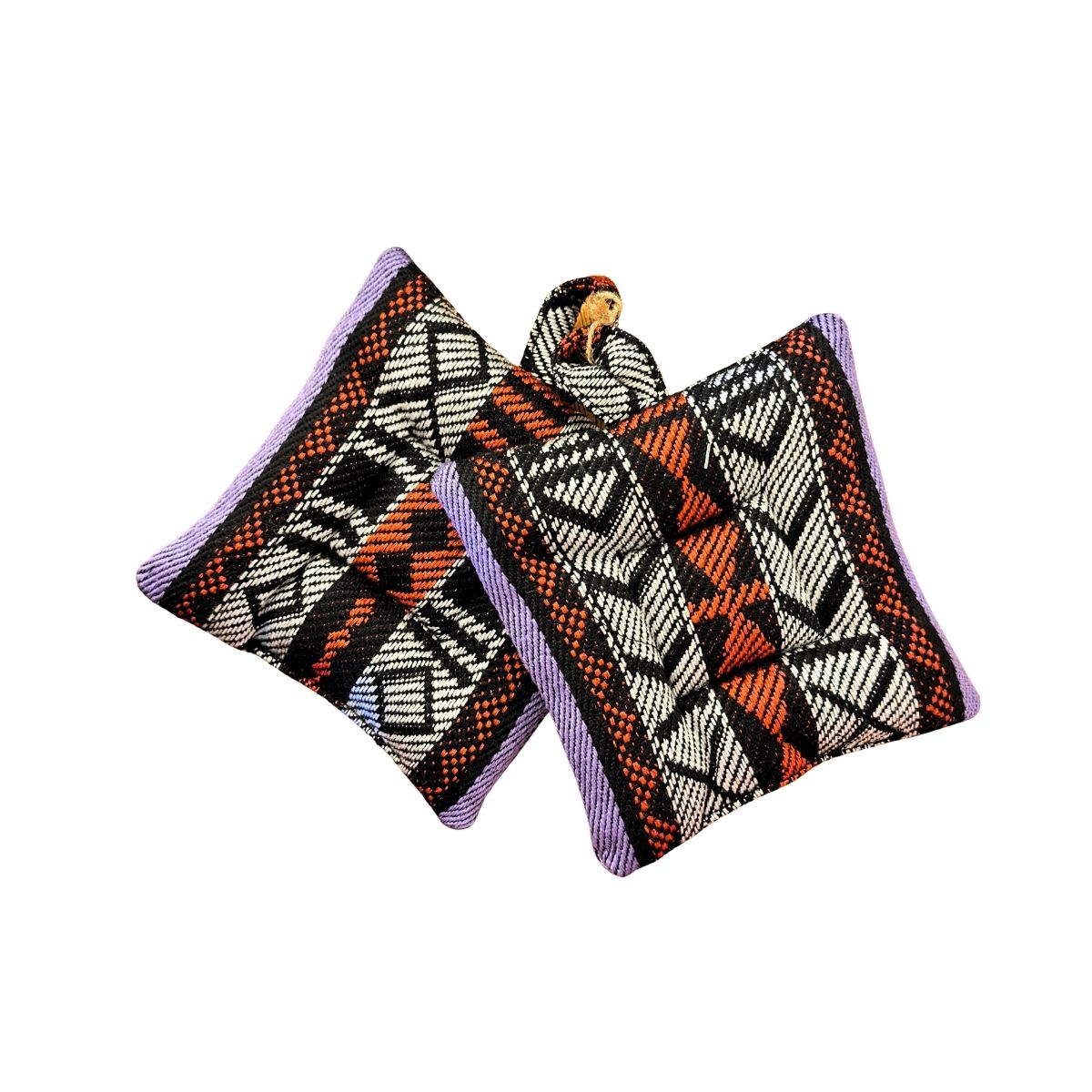 Bedouin Sadu Pot Holder Set of 2 - Purple