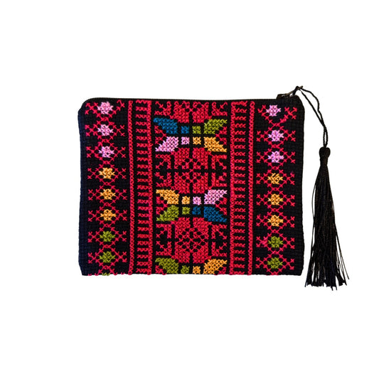 Embroidered Coin Purse - Bethlehem Multicolor