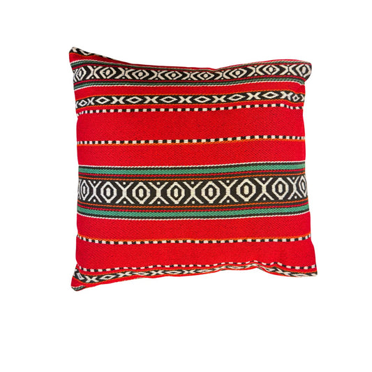 Bedouin Cushion Cover (13” x13”) - Red