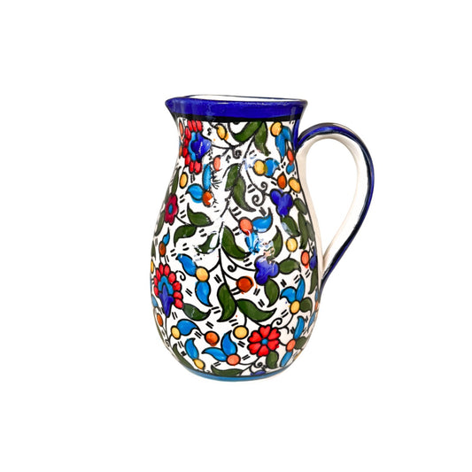 Ceramic Pitcher (7”) - Multicolor