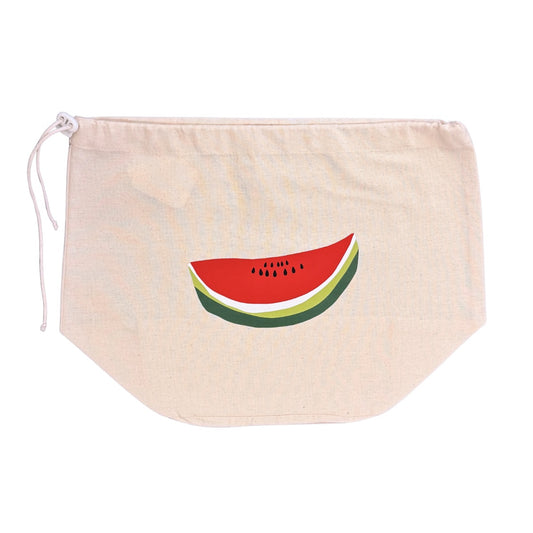 Drawstring Bread Bag - Watermelon