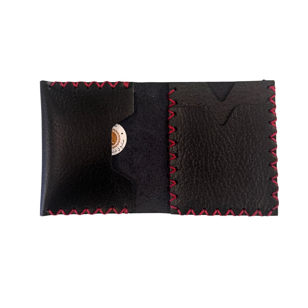 Leather Bi-Fold Wallet (Small) - Black