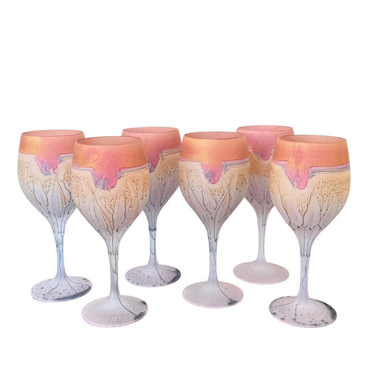Phoenician-Style Stemware, Set of Six