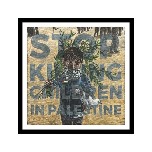 Jos Sances - Stop Killing Palestinian Children (FRAMED)