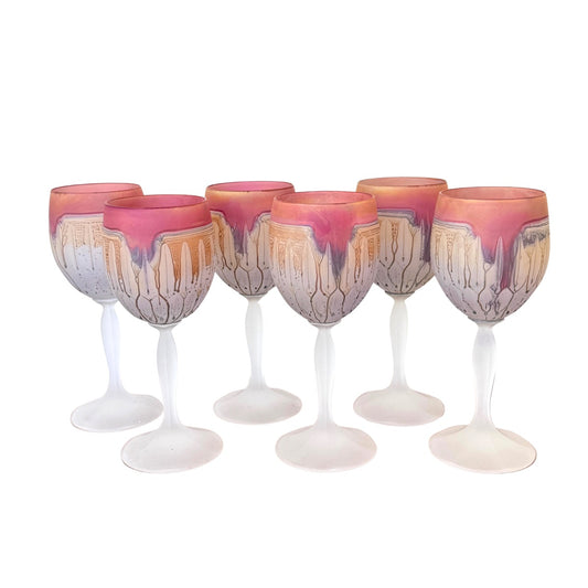 Phoenician-Style Stemware, Set of Six