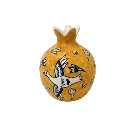 Ceramic Pomegranate Vase - Bird