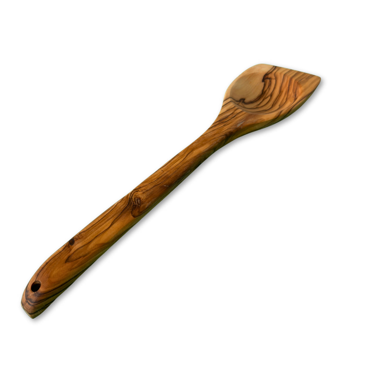 Olive Wood Slanted Spatula 12"