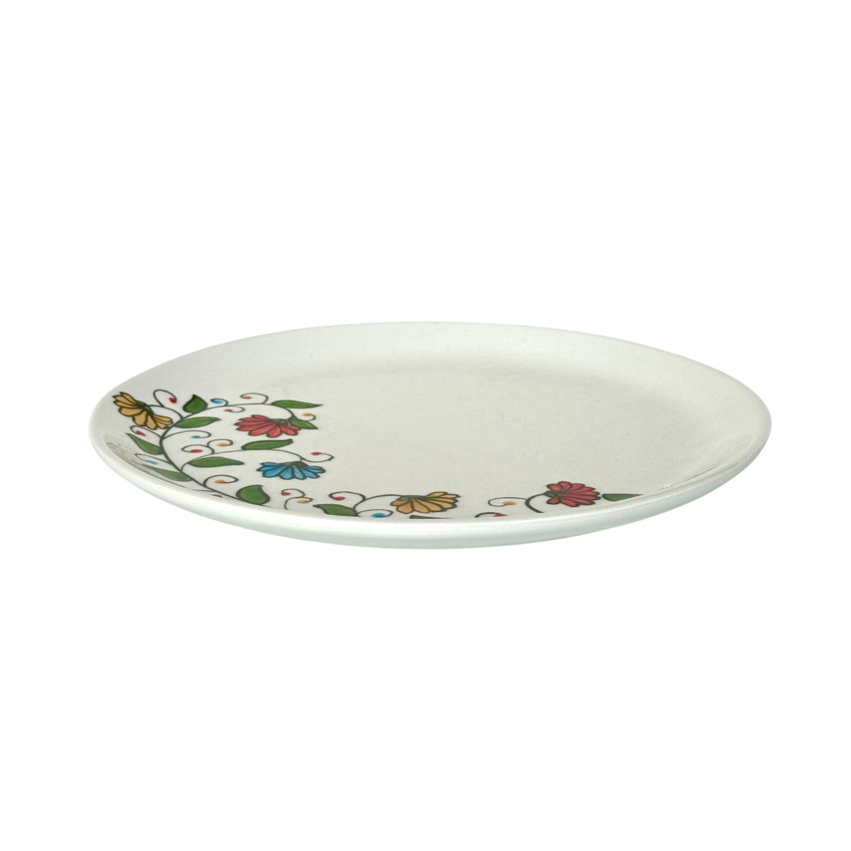 Ceramic Plate (10”) - Floral