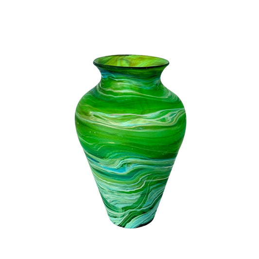 Phoenician Glass Vase - Emerald