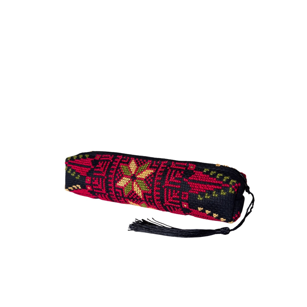 Embroidered Pouch (8”) - Various, Red