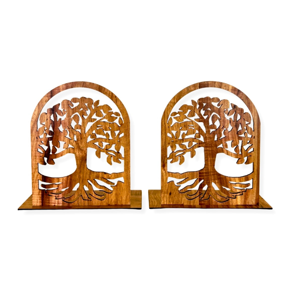 Wooden Bookends - Olive Tree