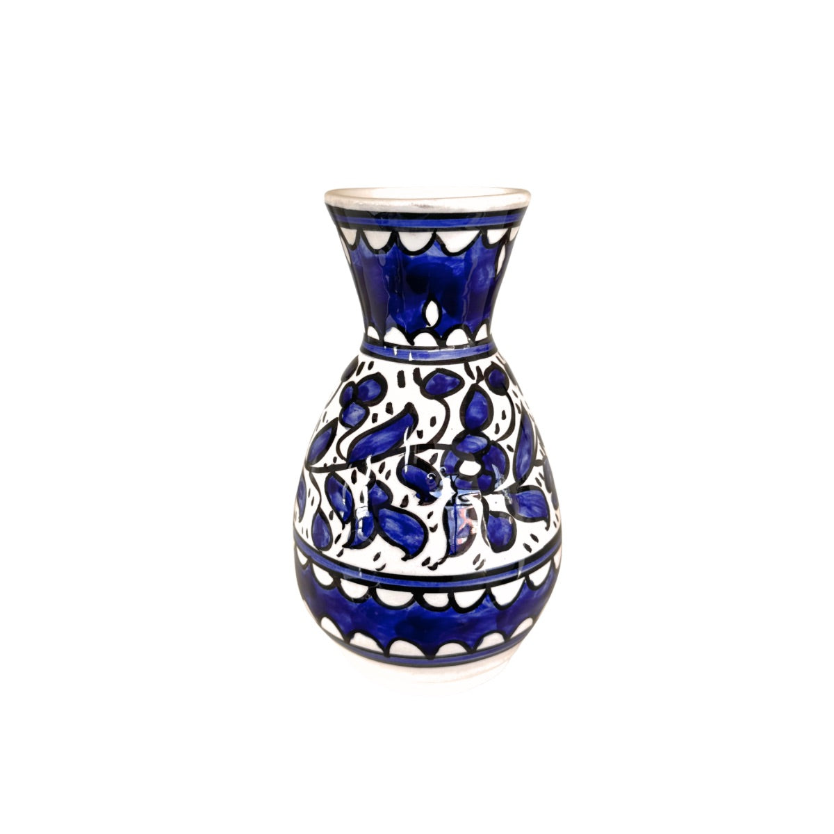 Ceramic Vase (7") - Classic Blue