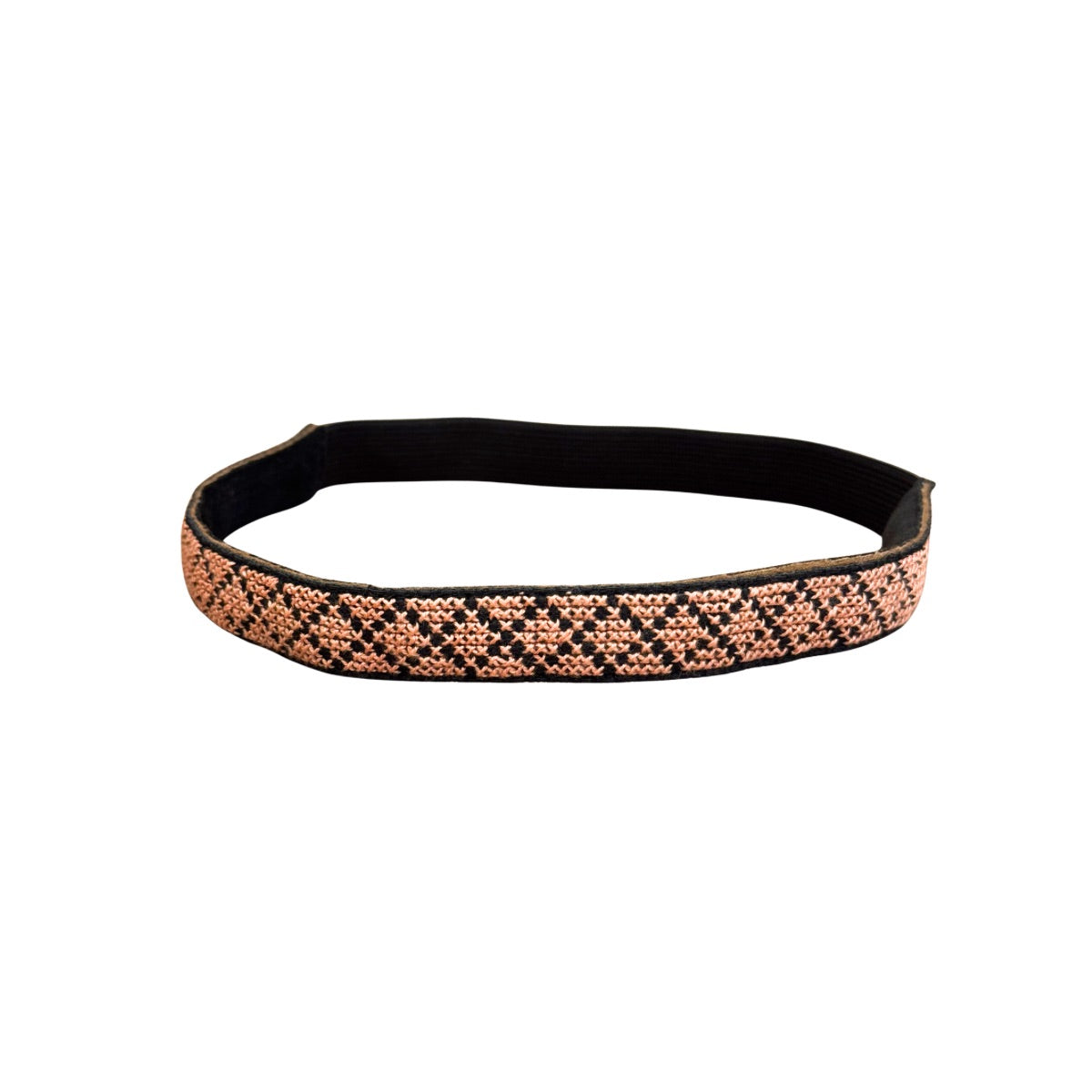 Embroidered Headband - Pale Pink