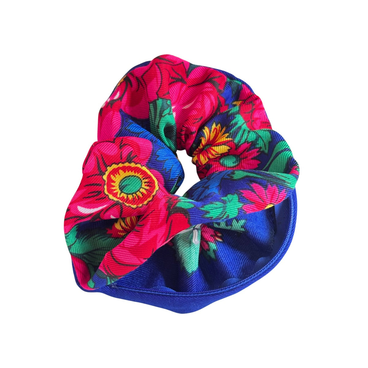 Floral Sitti Scrunchie - Blue
