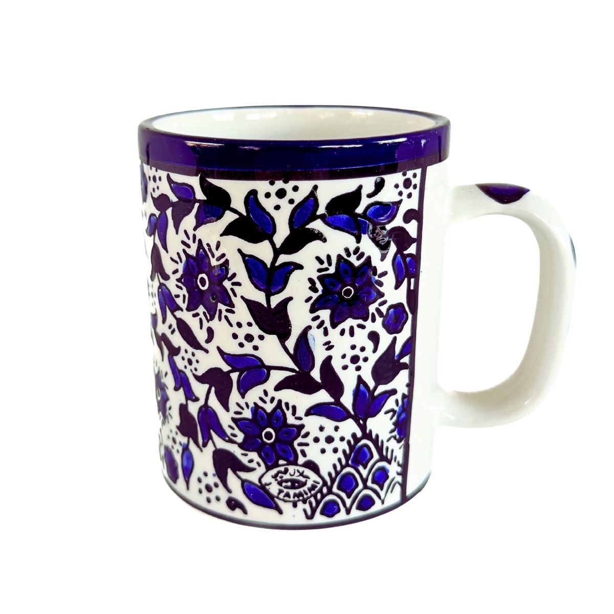 Ceramic Mug - Blue Vine