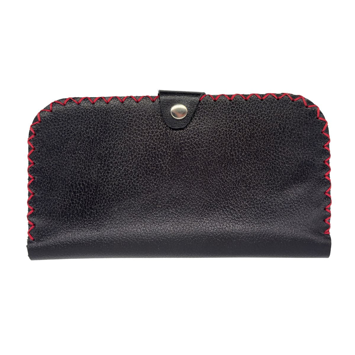 Leather Bi-Fold Snap Wallet (Various Colors)
