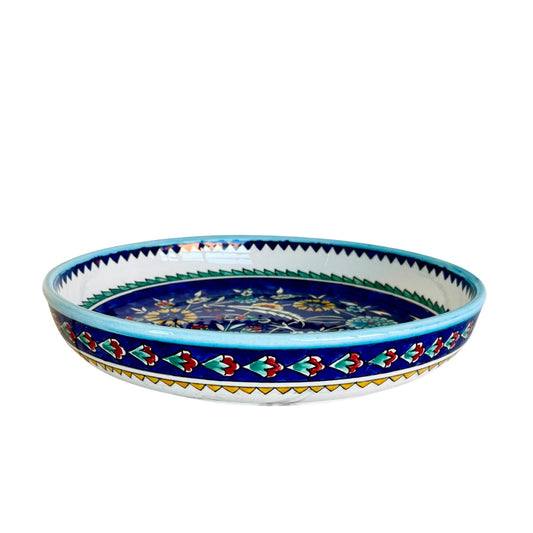 Ceramic Shallow Serving Bowl (11”) - Armenian Spring