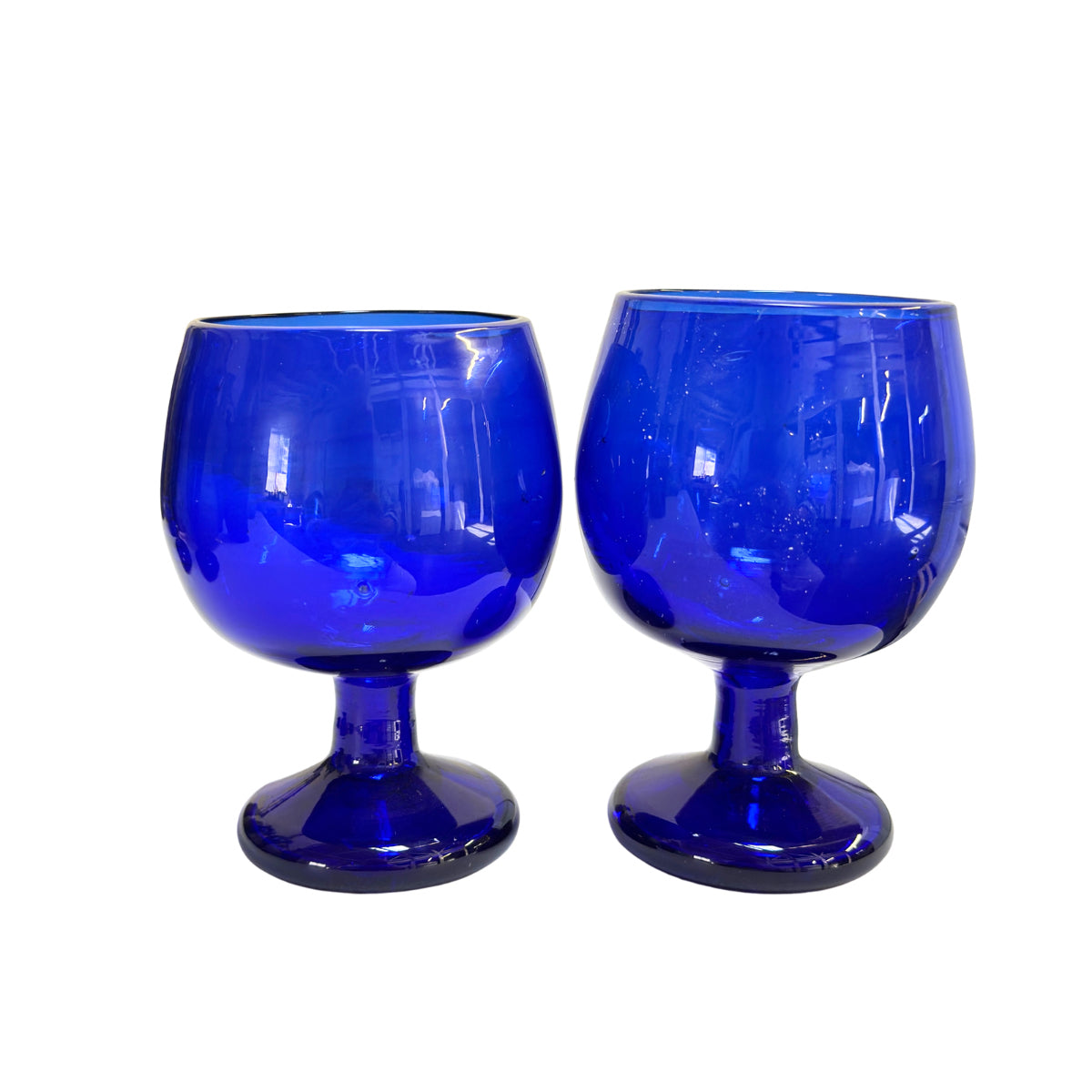 Glass Stemware, Set of 2 - Sapphire