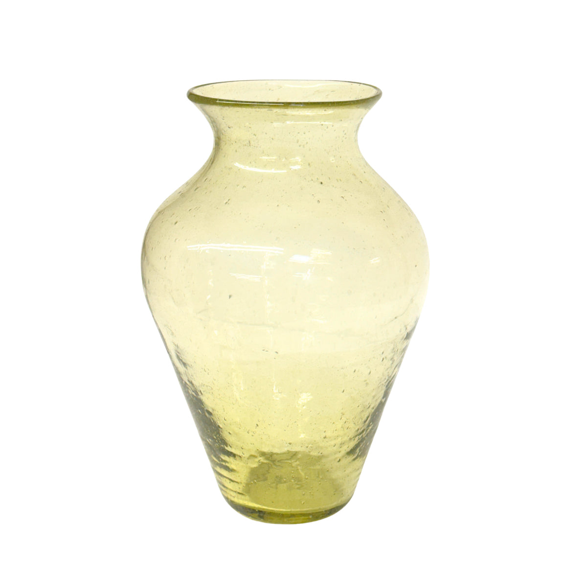 Glass Vase (9”) - Moss