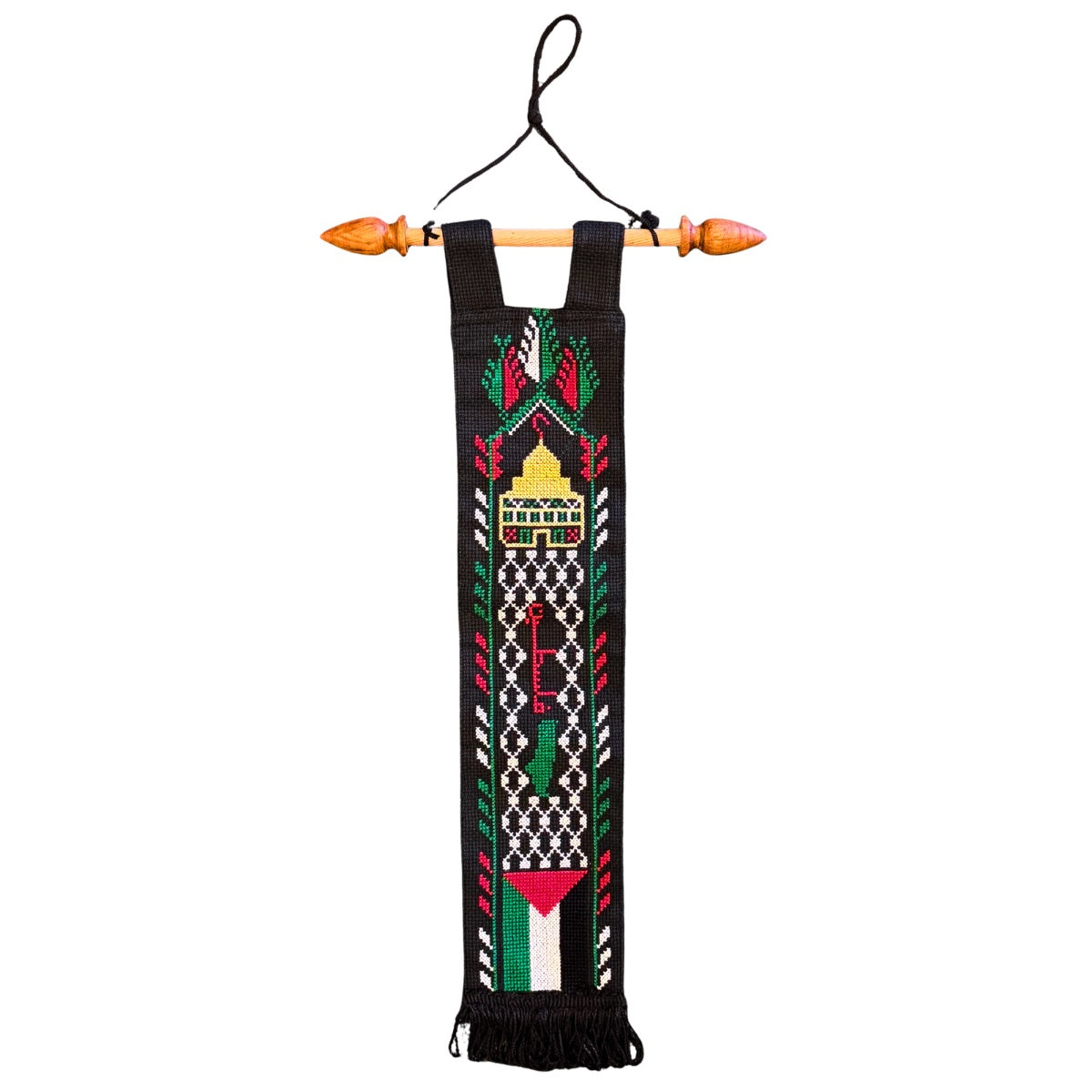 Embroidered Solidarity Wall Hanging (20“ long)