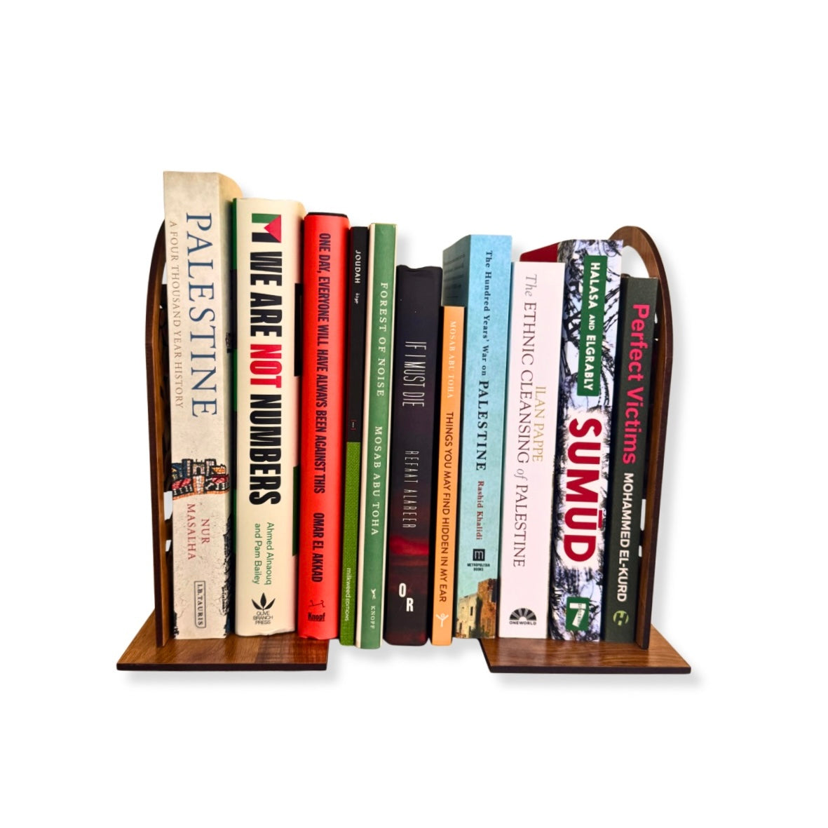 Wooden Bookends - Olive Tree