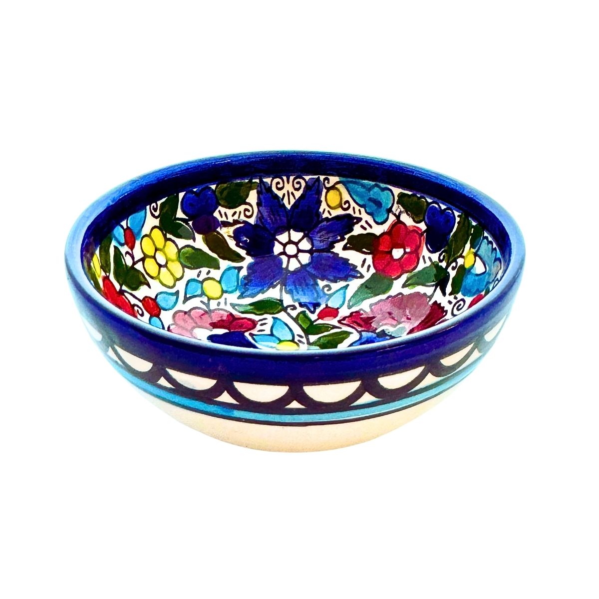 Ceramic "Dipping" Bowl (3.5”)- Floral