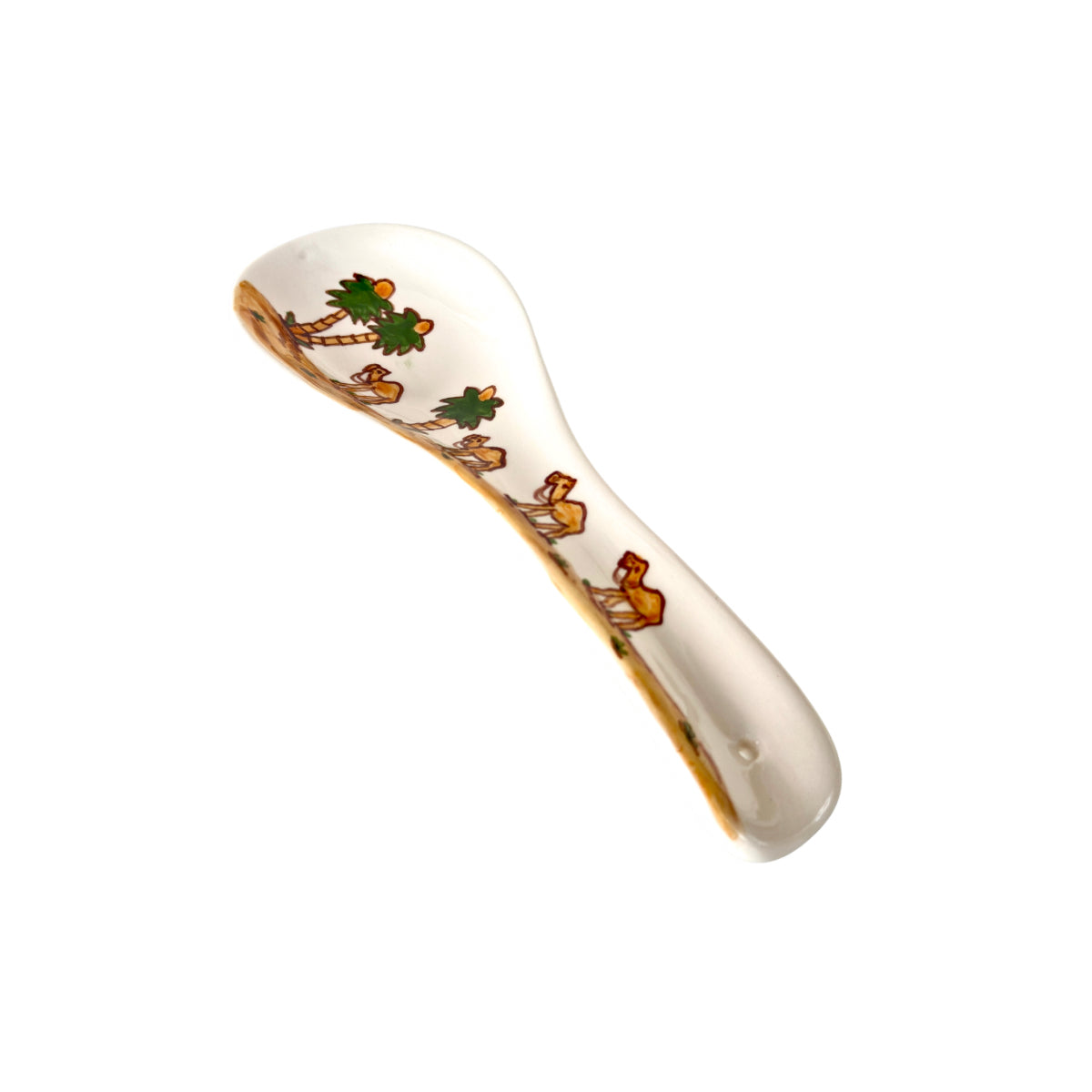 Ceramic Spoon Rest - Camel Caravan
