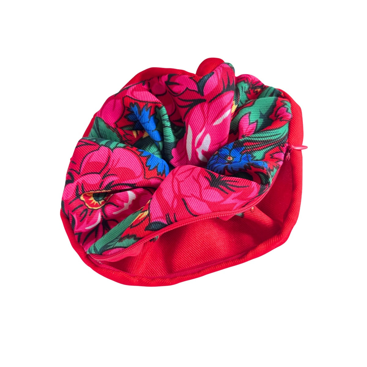 Floral Sitti Scrunchie - Red