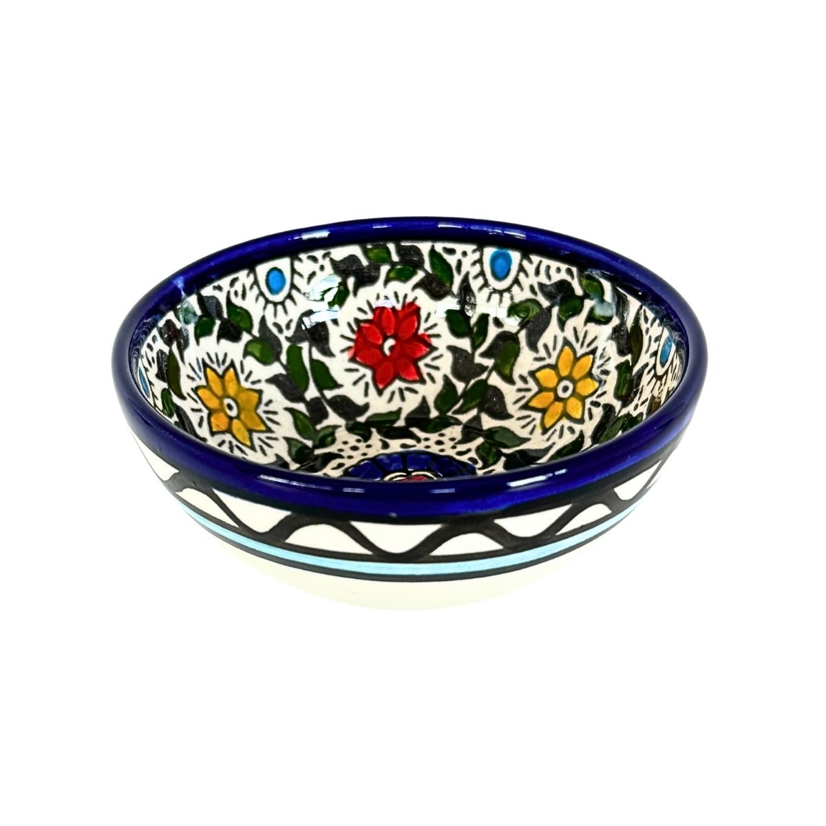 Ceramic "Dipping" Bowl (3.5”) - Multi-Vine