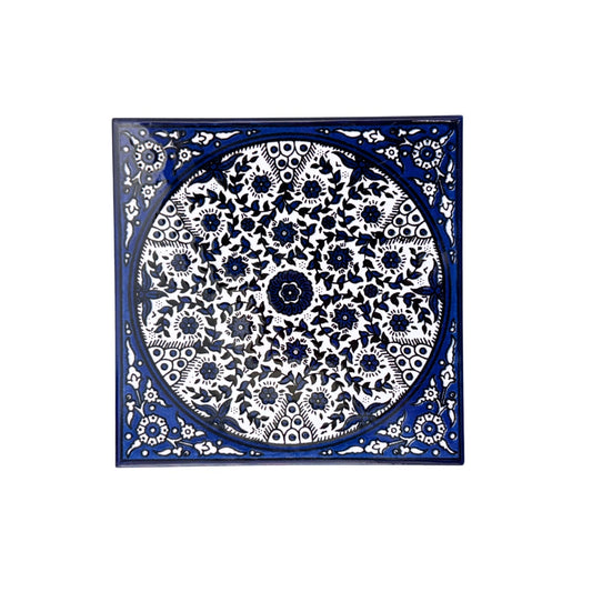 Ceramic Tile - Blue Vine