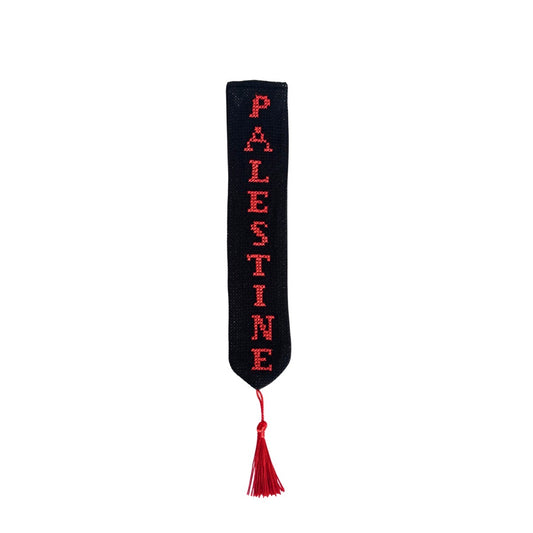 Embroidered Dalia Bookmark - Palestine