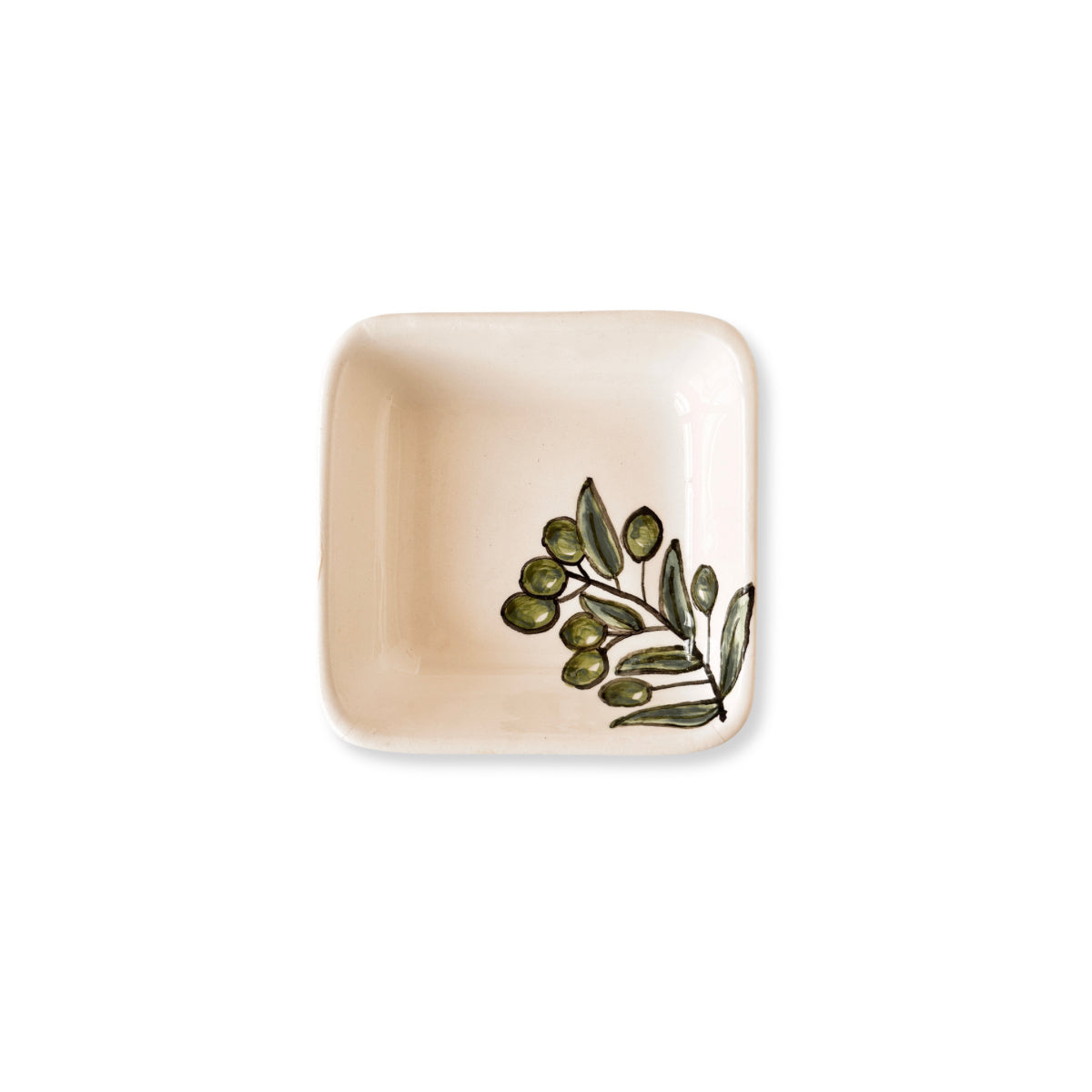 Ceramic Square Dish (4") - Zeitoun