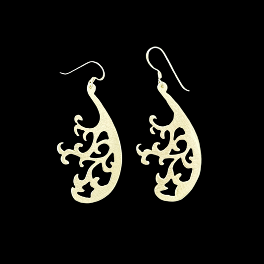 Sterling Silver Olive Tree Earrings