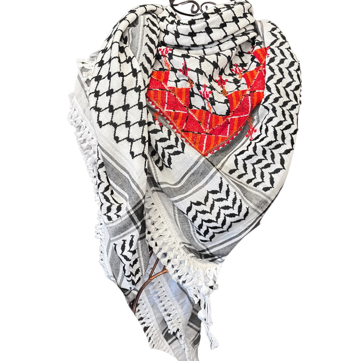 Nablus Keffiyeh w/Embroidery