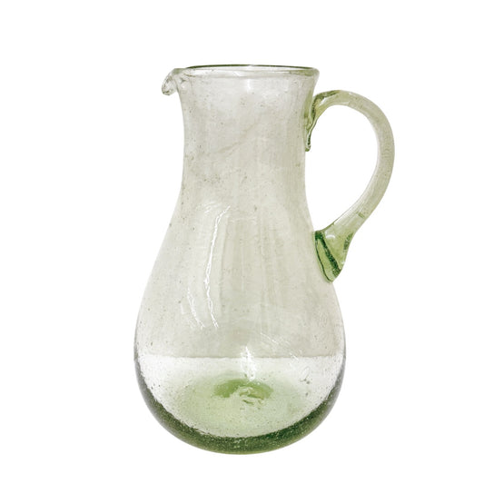 Glass Pitcher - Sea Glass