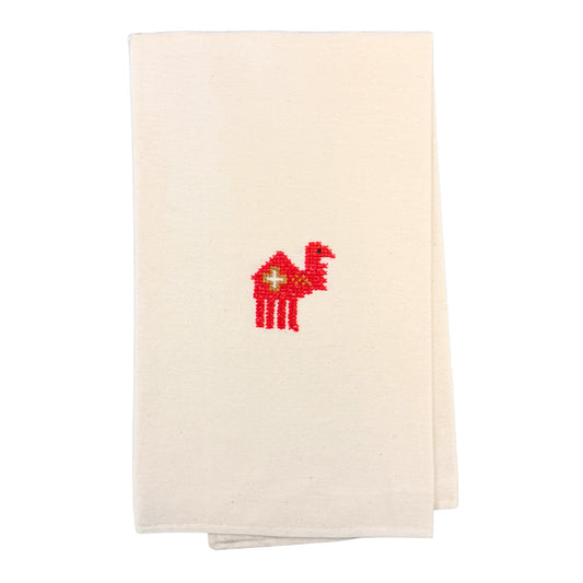 Embroidered Tea Towel - Jamal