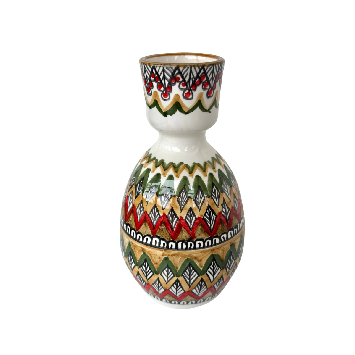 Ceramic Vase - Zig Zag (Large)