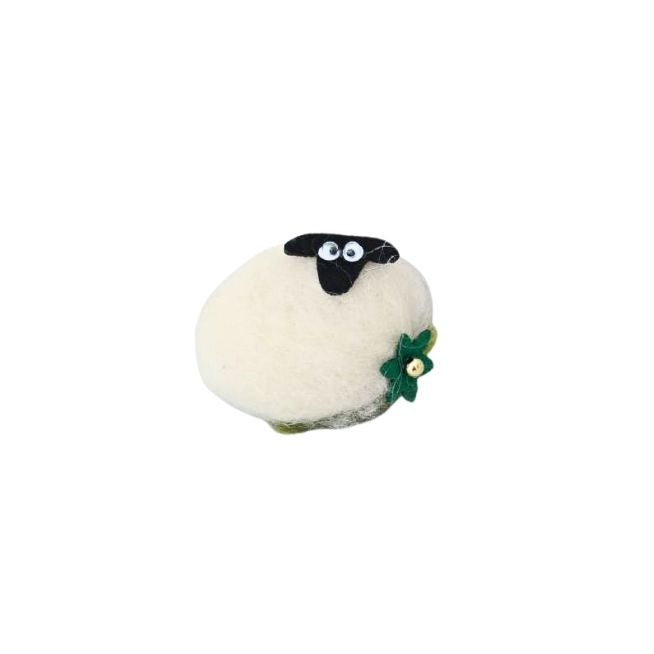 Wool Felted Sheep Magnet