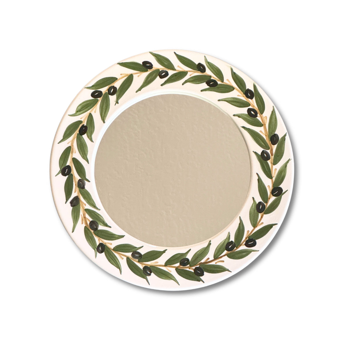 Ceramic Round Mirror - Zeitoun