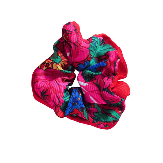 Floral Sitti Scrunchie - Red