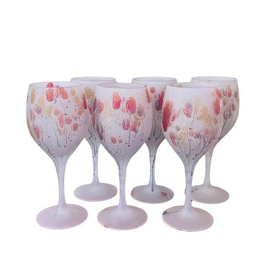 Phoenician Style Stemware, Set of Six