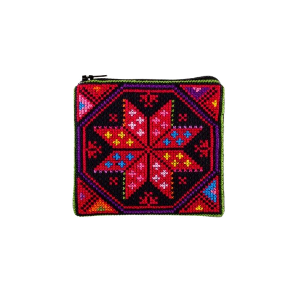 Embroidered Coin Purse - Bethlehem Star