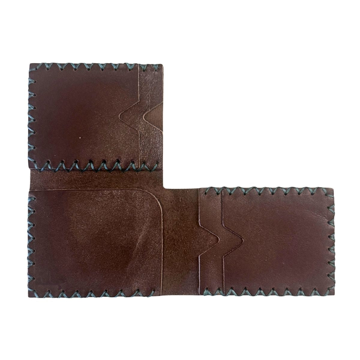 Leather Tri-Fold Wallet (Small) - Brown