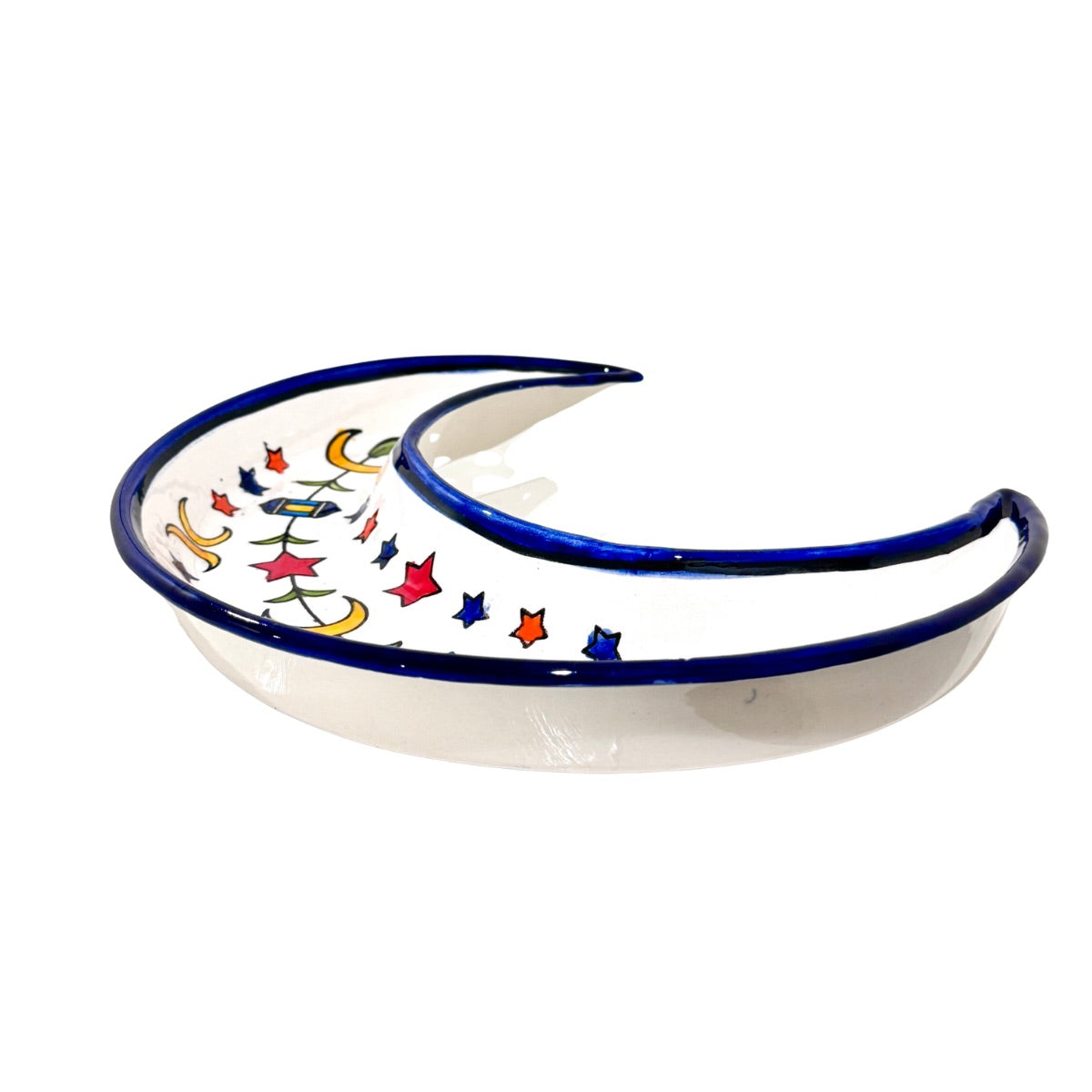 Ceramic Crescent Moon DIsh (10")