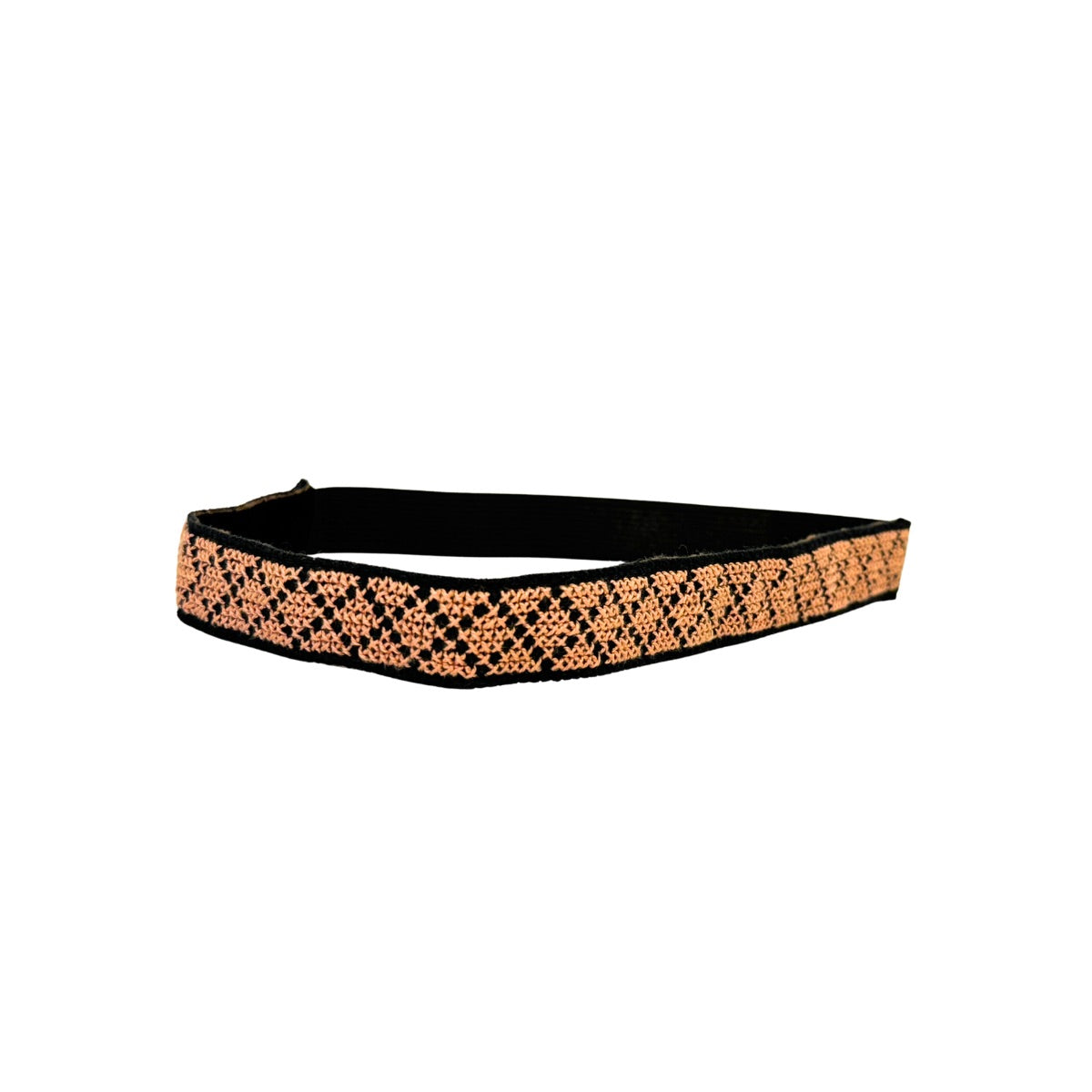 Embroidered Headband - Pale Pink