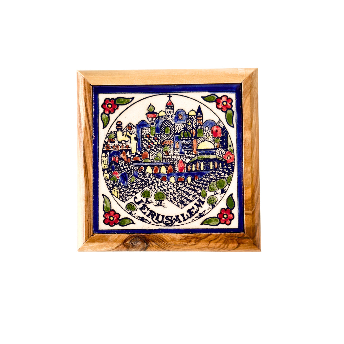 Tile/wood “Jerusalem” Box (3.5”) - Basma