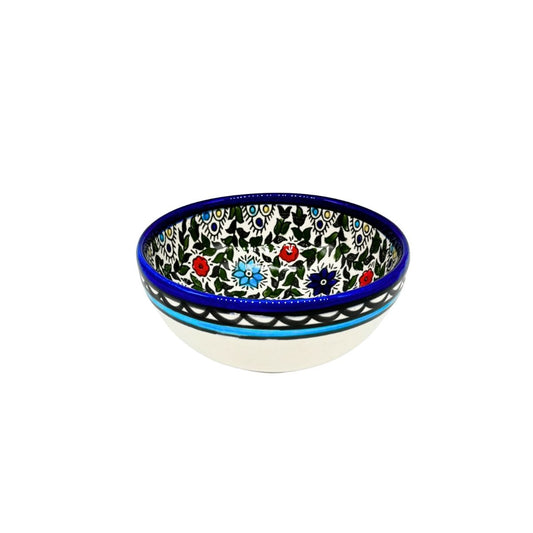 Ceramic Bowl 5" - Multicolor Vine