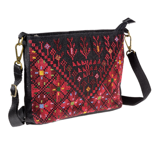 Embroidered Sacoche Bag